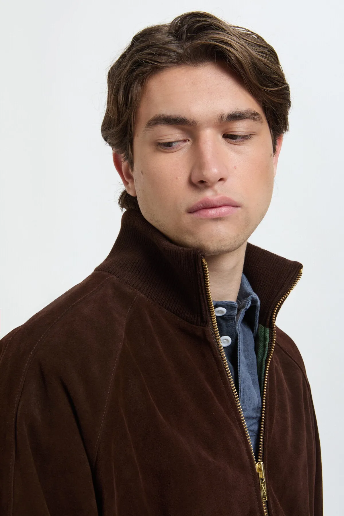 ROUGHOUT SUEDE TRACK JACKET sold by Baracuta product image thumbnail 4