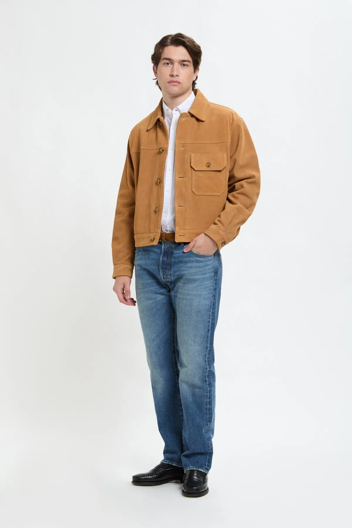 ROUGHOUT SUEDE RIDER JACKET sold by Baracuta product image thumbnail 2