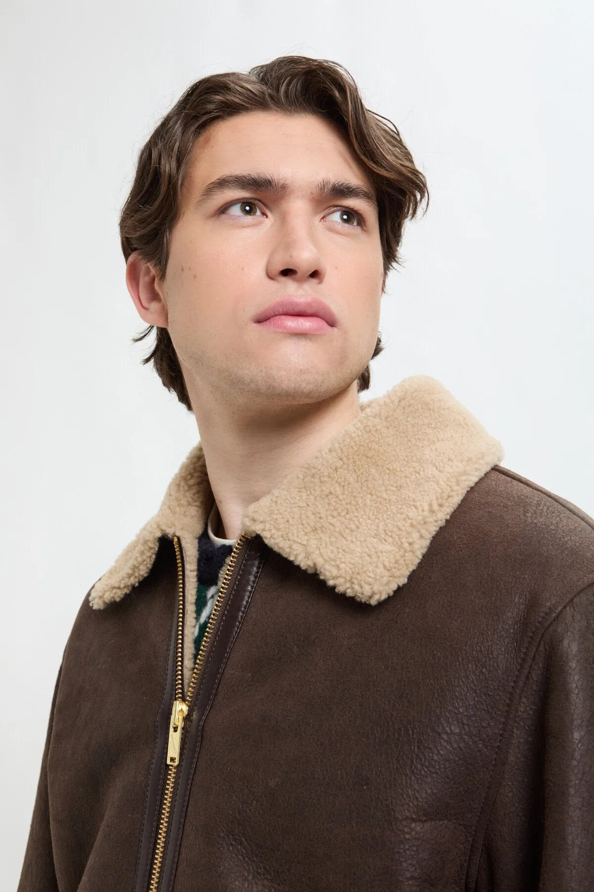 SHEARLING AVIATOR JACKET sold by Baracuta product image thumbnail 4