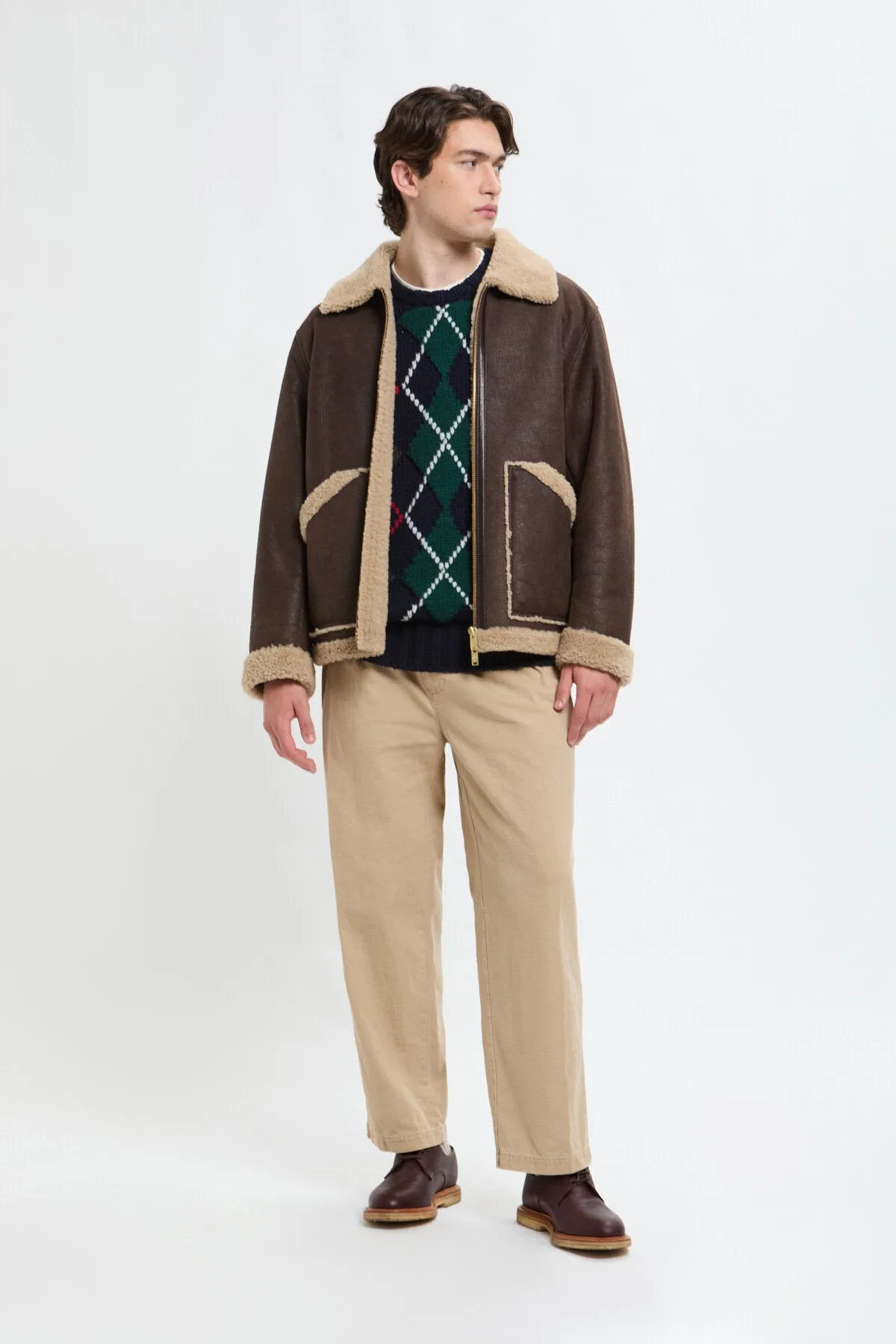 SHEARLING AVIATOR JACKET sold by Baracuta product image thumbnail 2