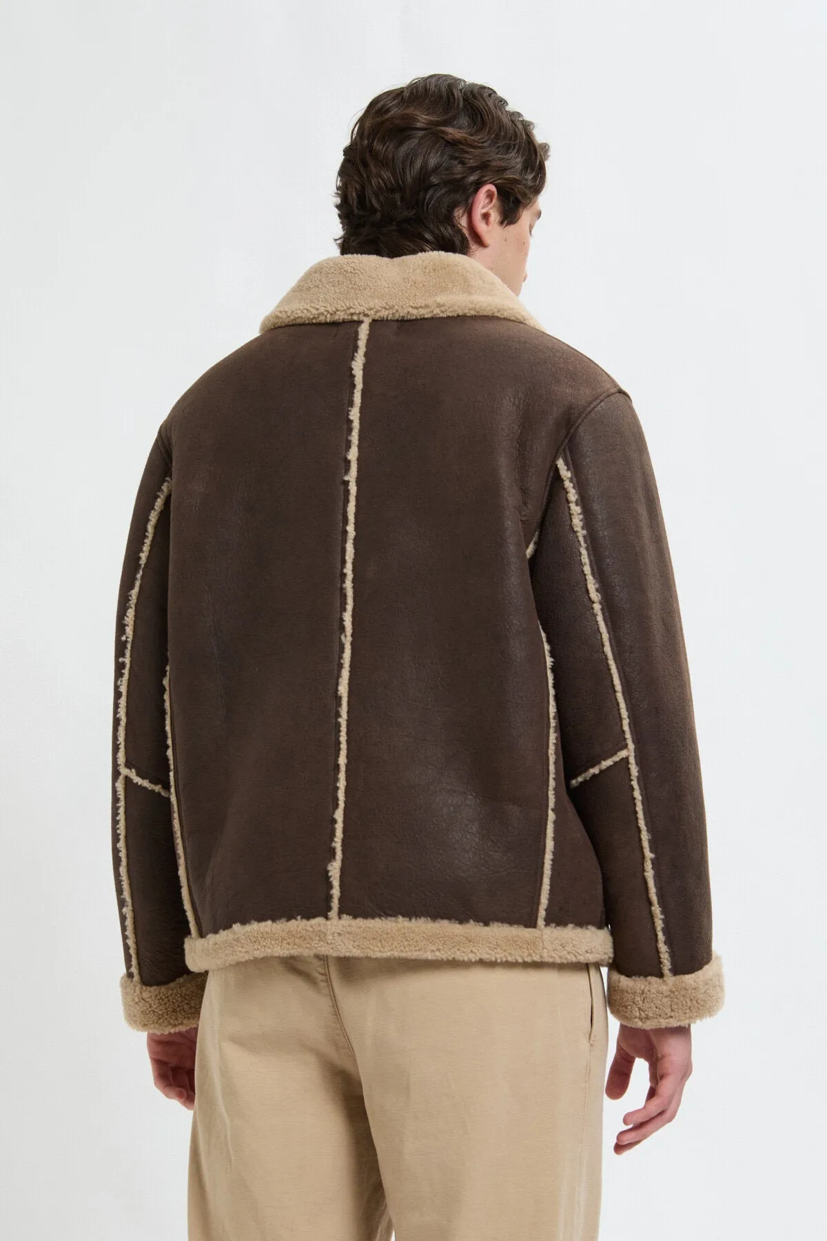 SHEARLING AVIATOR JACKET sold by Baracuta product image thumbnail 3