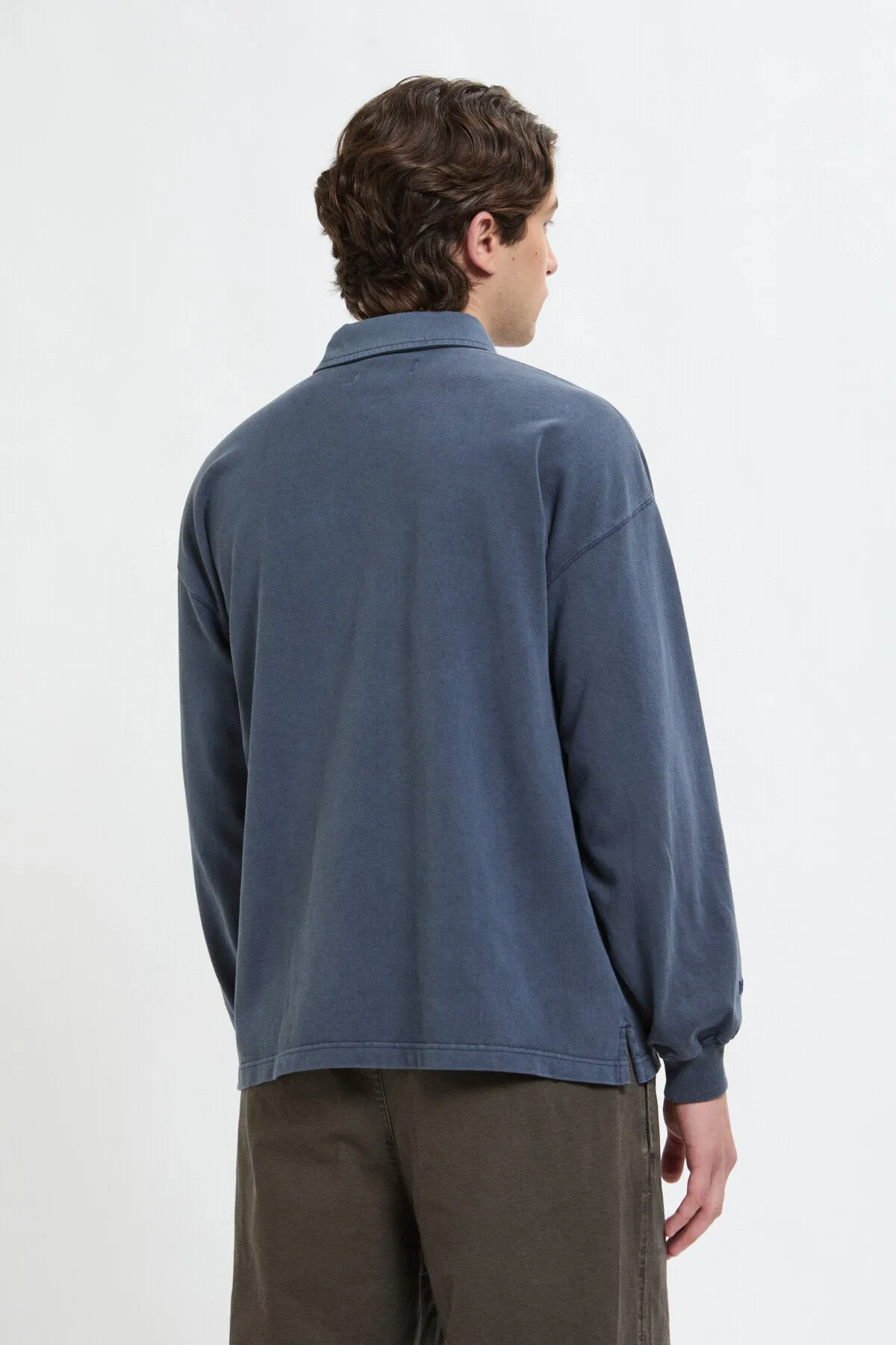 GARMENT-DYED RUGBY POLO sold by Baracuta product image thumbnail 3