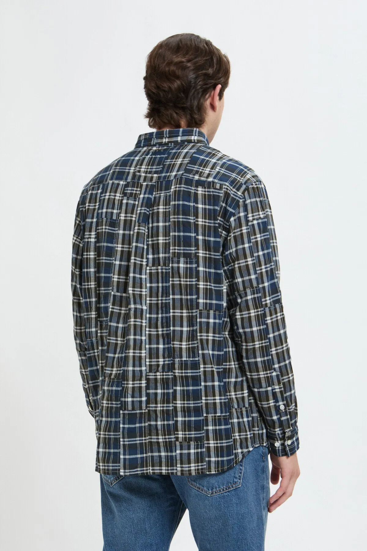CHECKED BD SHIRT WITH CHEST POCKET sold by Baracuta product image thumbnail 3