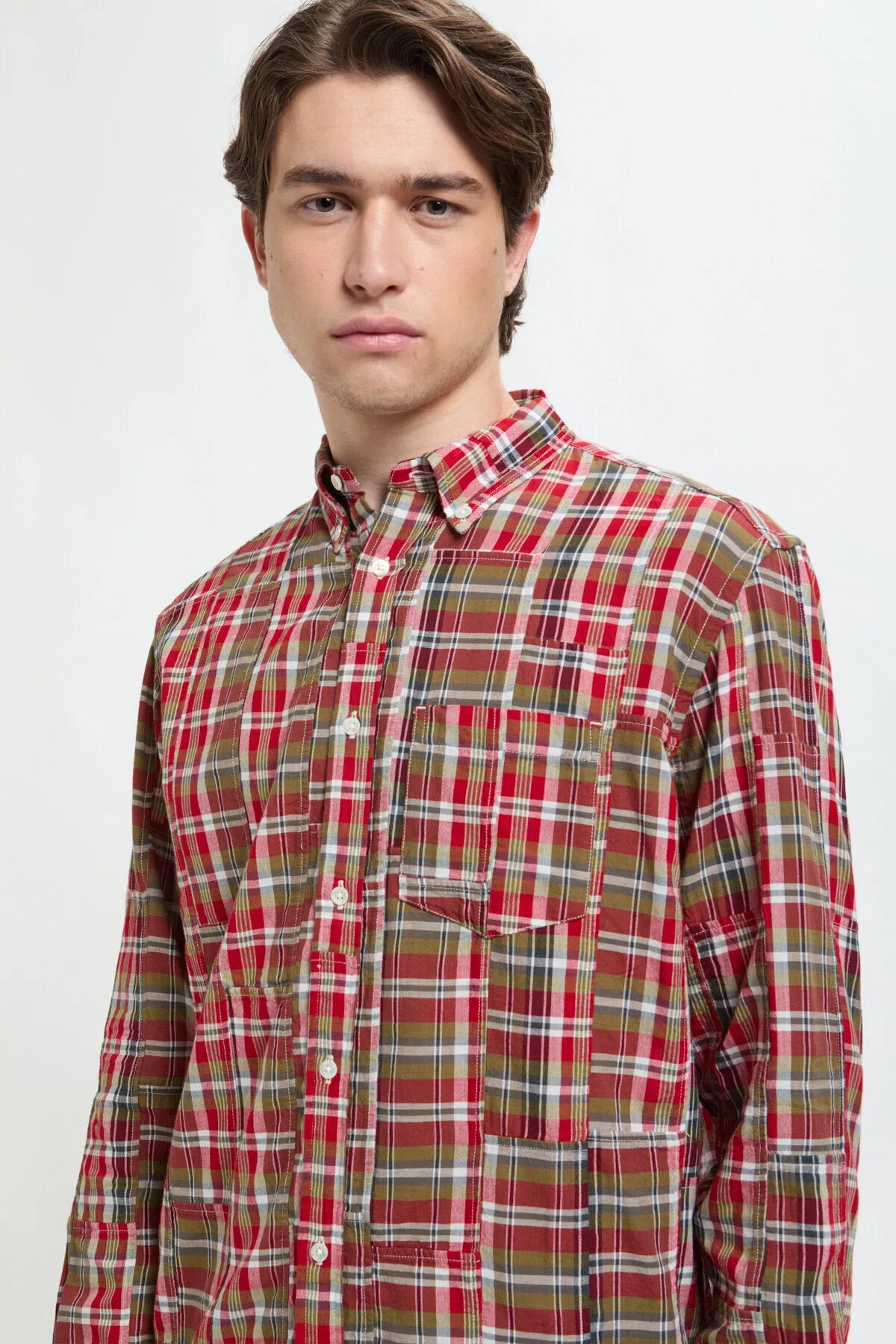 CHECKED BD SHIRT WITH CHEST POCKET sold by Baracuta product image thumbnail 4