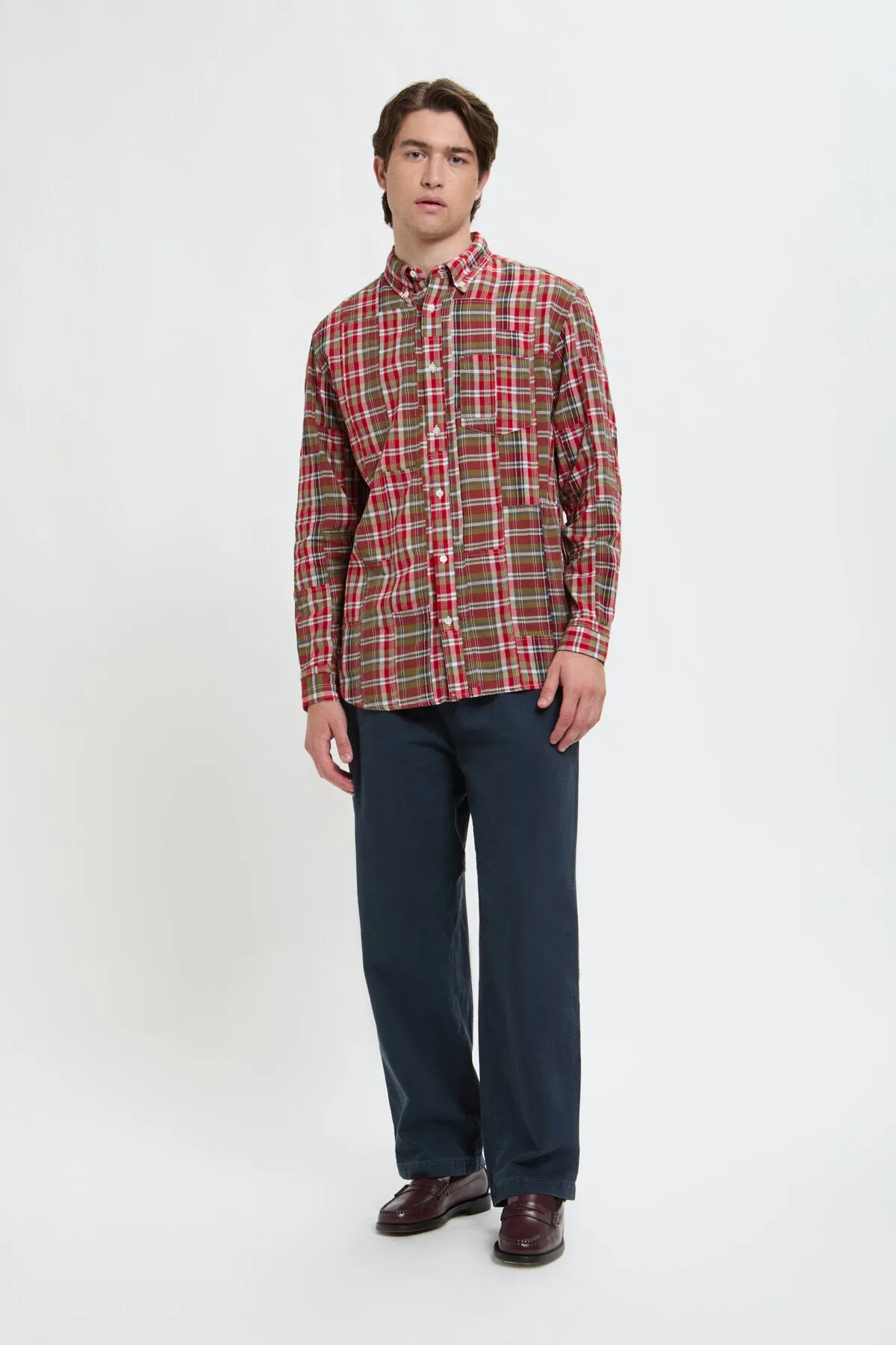 CHECKED BD SHIRT WITH CHEST POCKET sold by Baracuta product image thumbnail 2