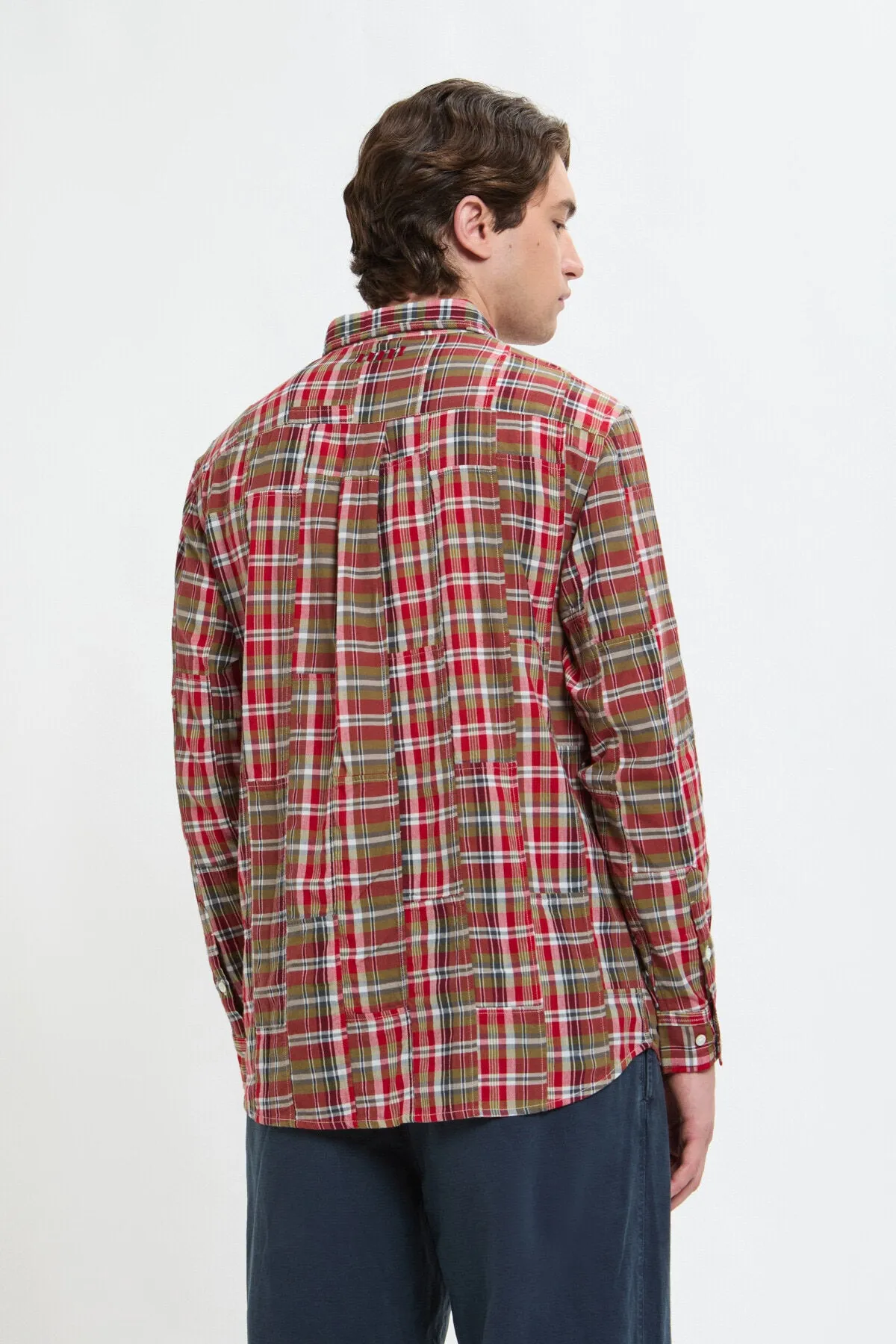 CHECKED BD SHIRT WITH CHEST POCKET sold by Baracuta product image thumbnail 3
