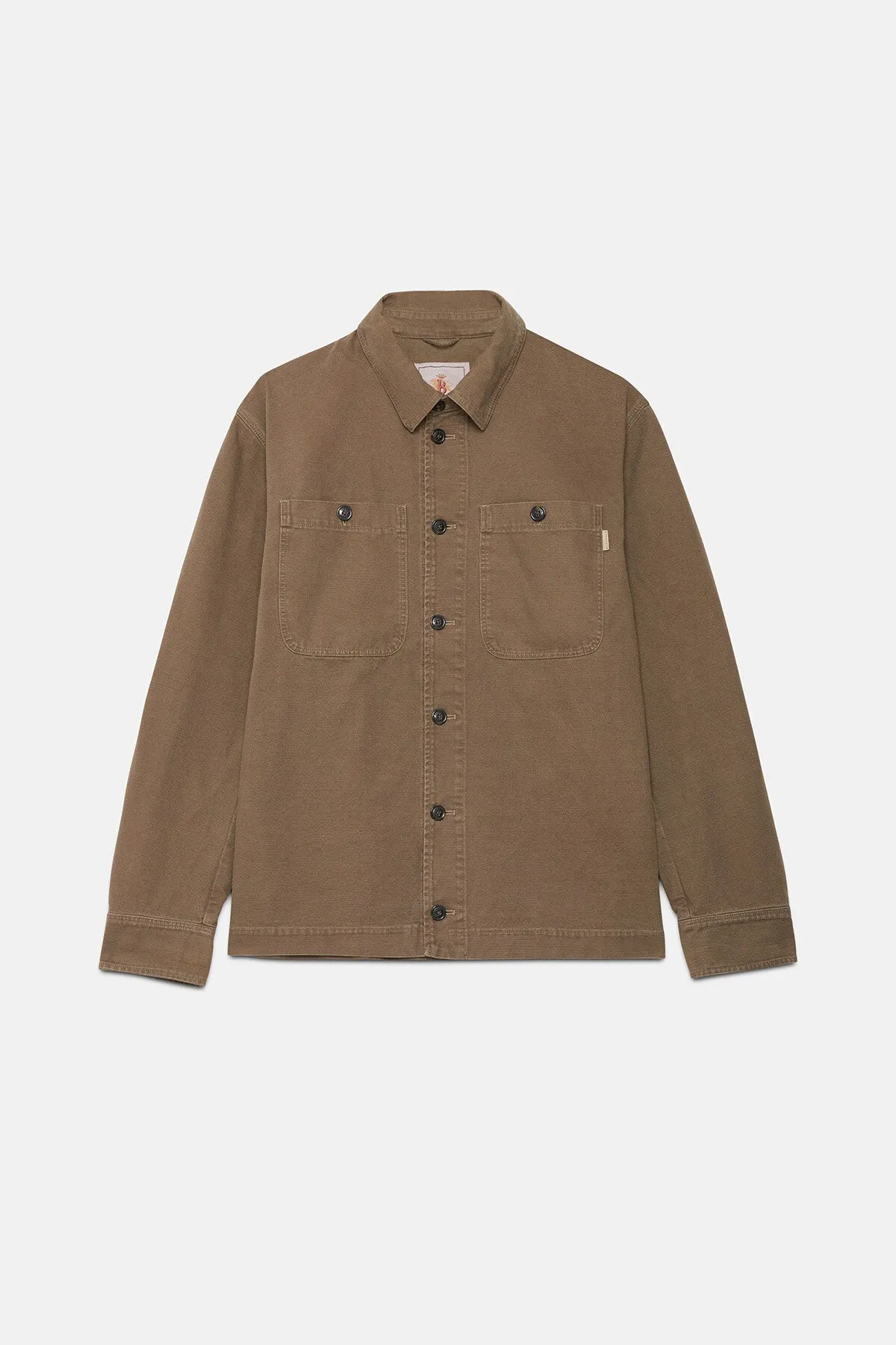 Canvas Garment Dyed Overshirt sold by Baracuta product image thumbnail 5
