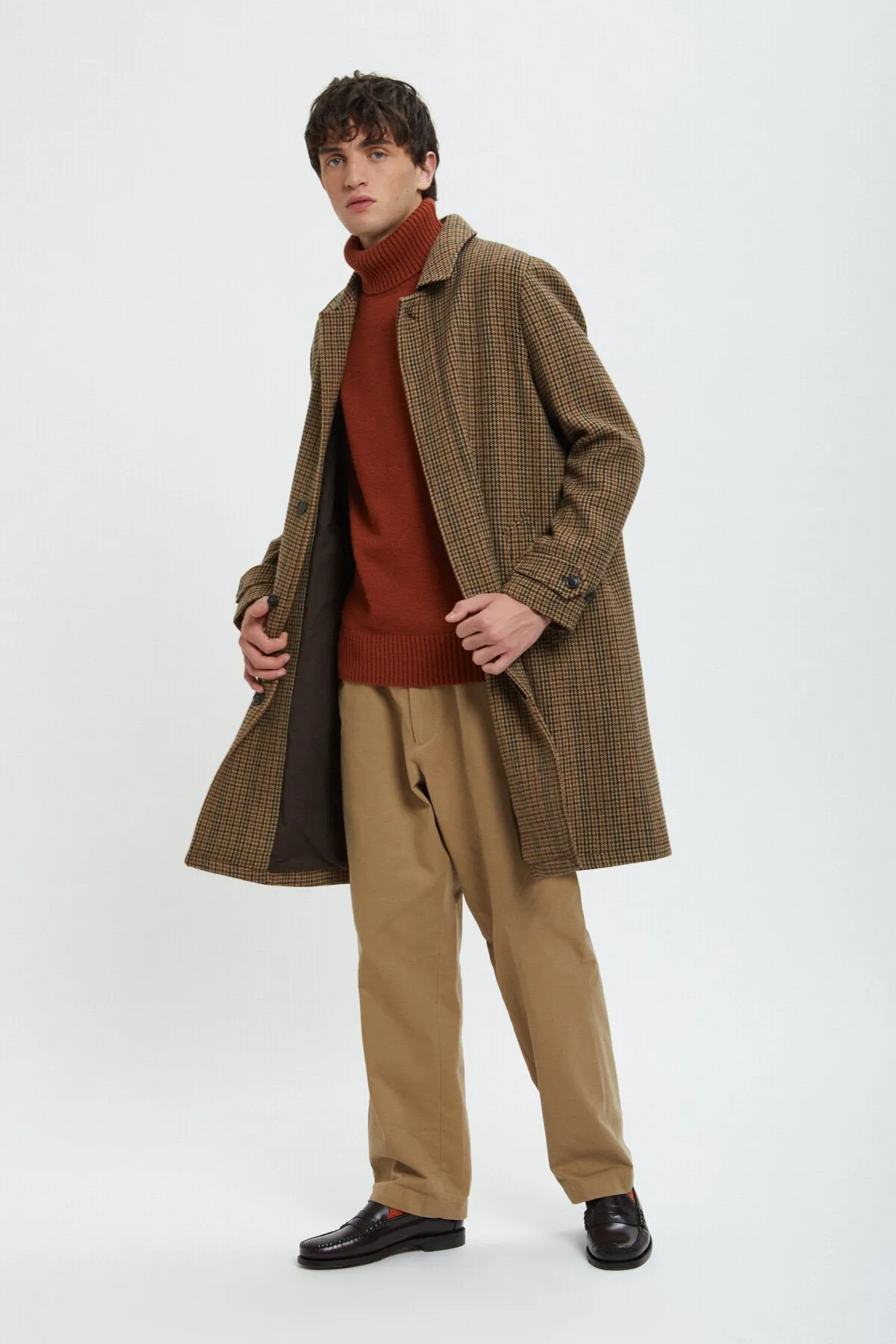 Wool Paul Coat sold by Baracuta product image thumbnail 3