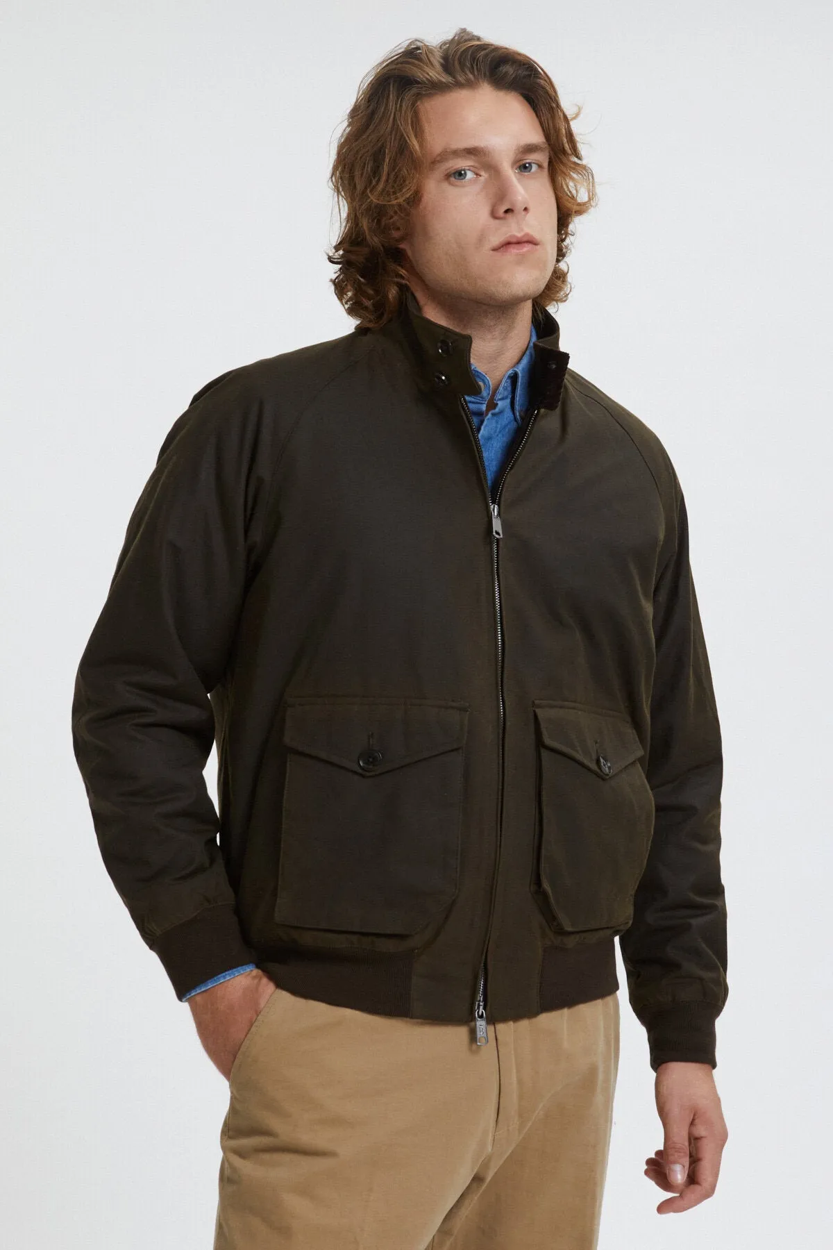 G9 Waxed Pocket sold by Baracuta