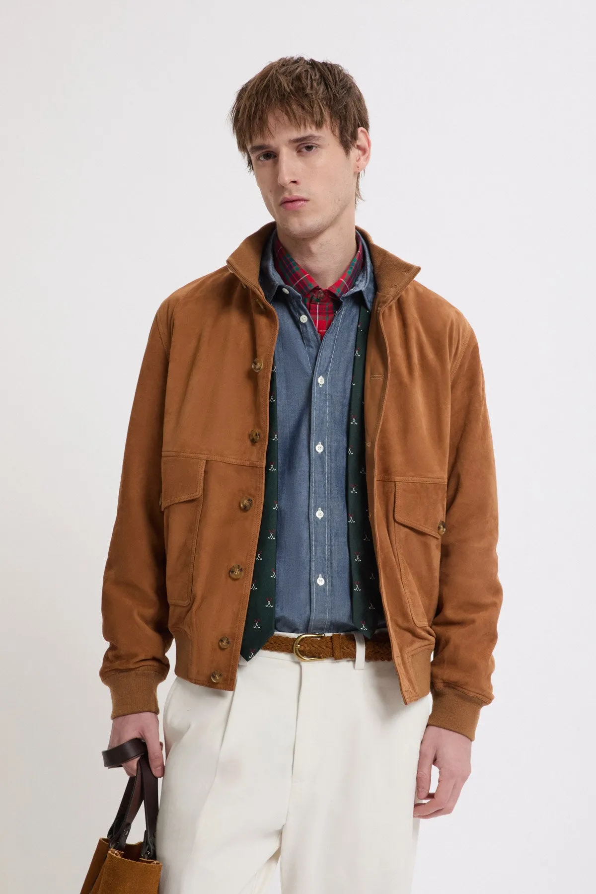 Suede Blouson sold by Baracuta