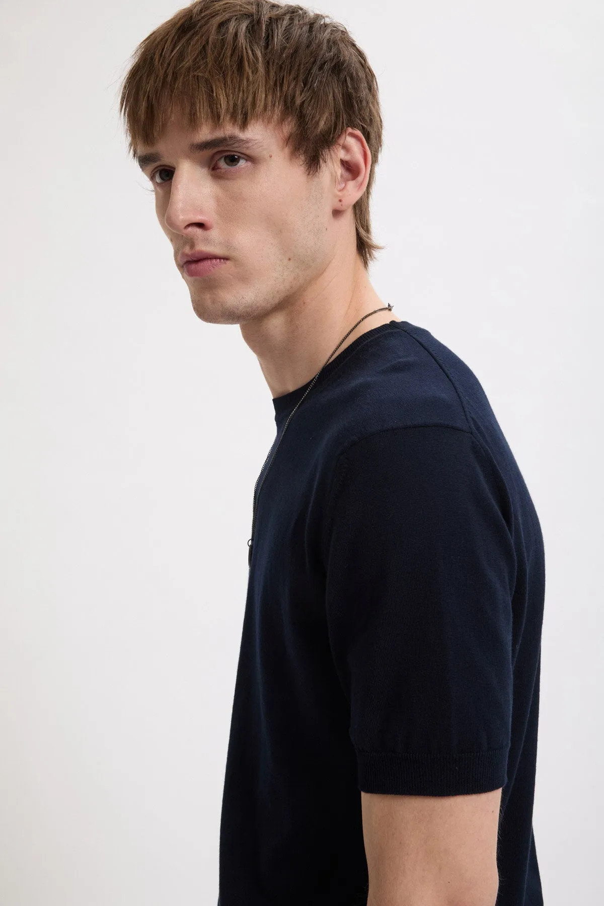 Knit T-Shirt sold by Baracuta product image thumbnail 4