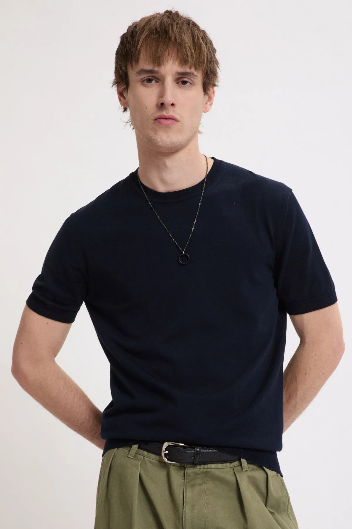 Knit T-Shirt sold by Baracuta