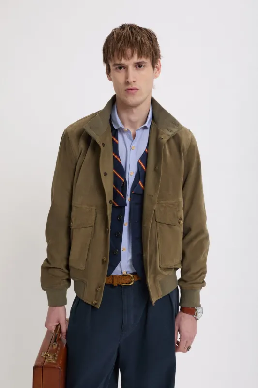 Suede Blouson made by Baracuta