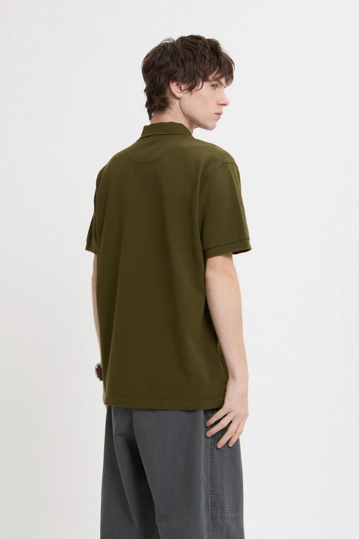 Tartan Placket Polo sold by Baracuta product image thumbnail 4