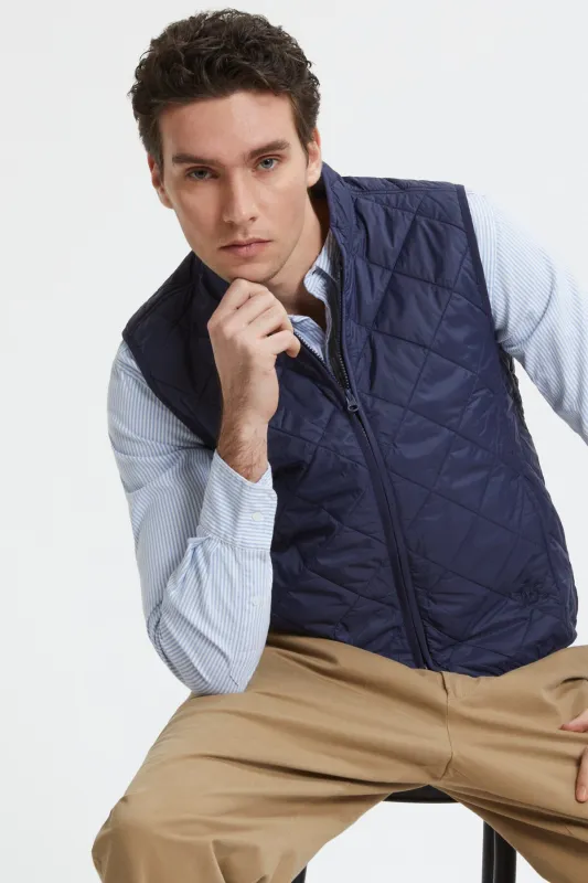 Quilted Vest made by Baracuta