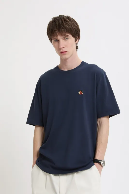 Logo Embroidered Tee made by Baracuta