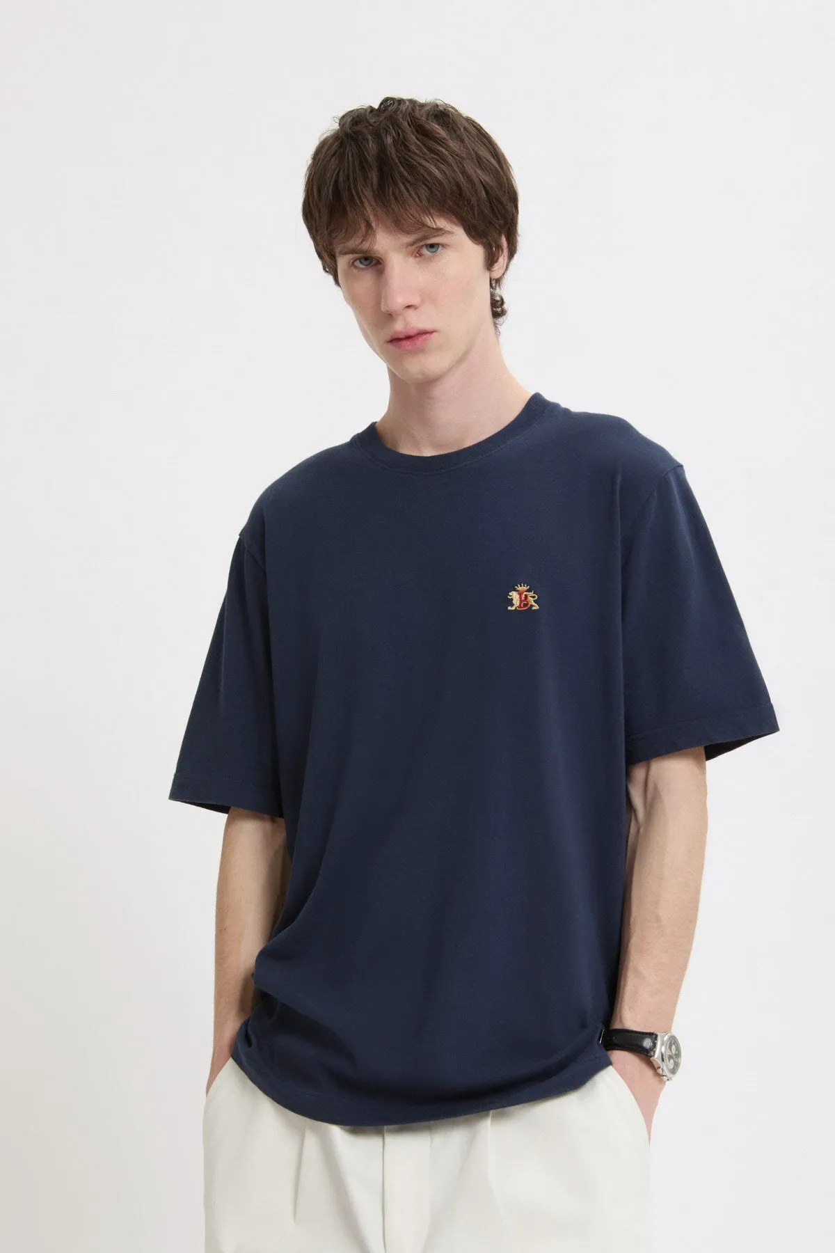 Logo Embroidered Tee sold by Baracuta