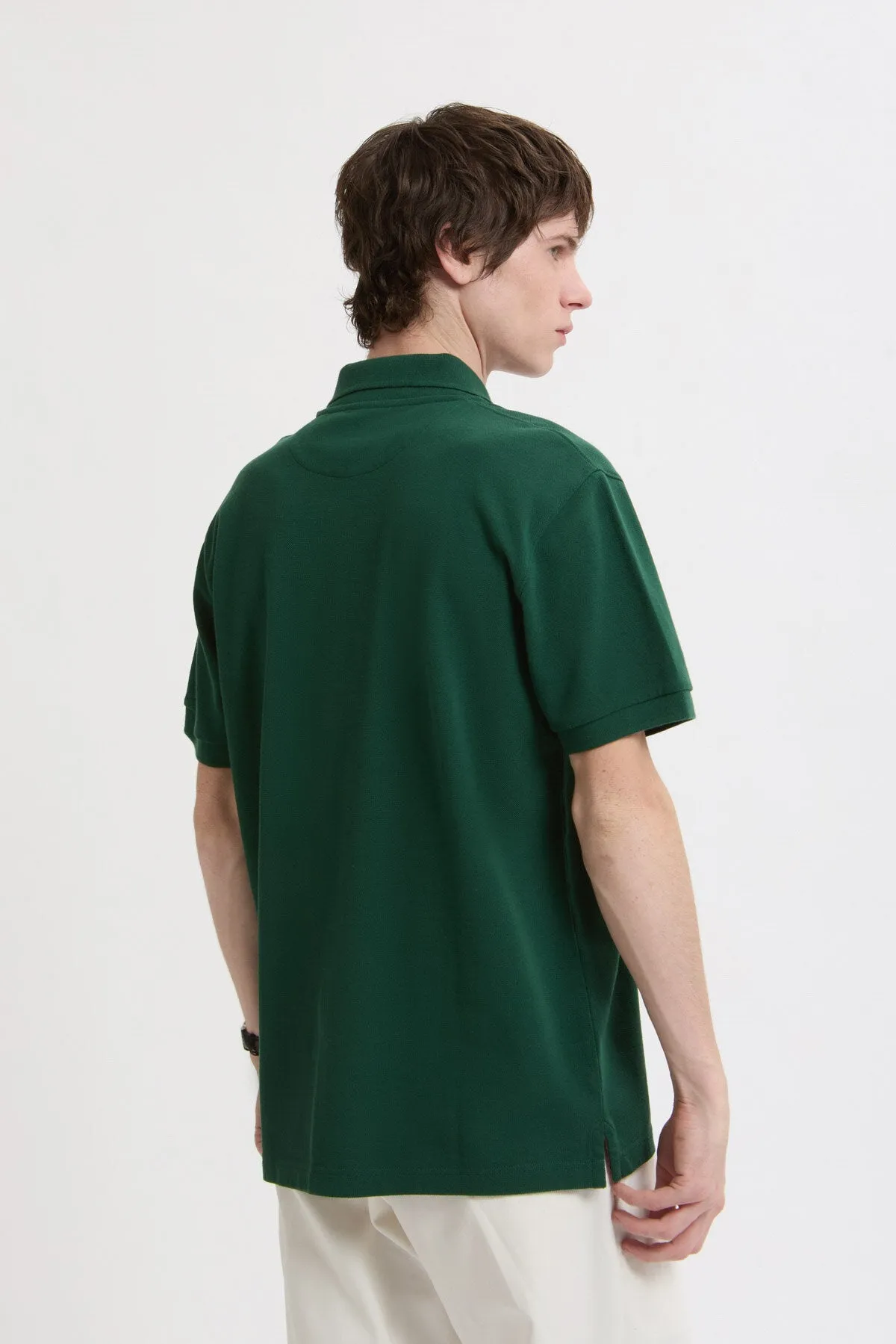 Tartan Placket Polo sold by Baracuta product image thumbnail 3