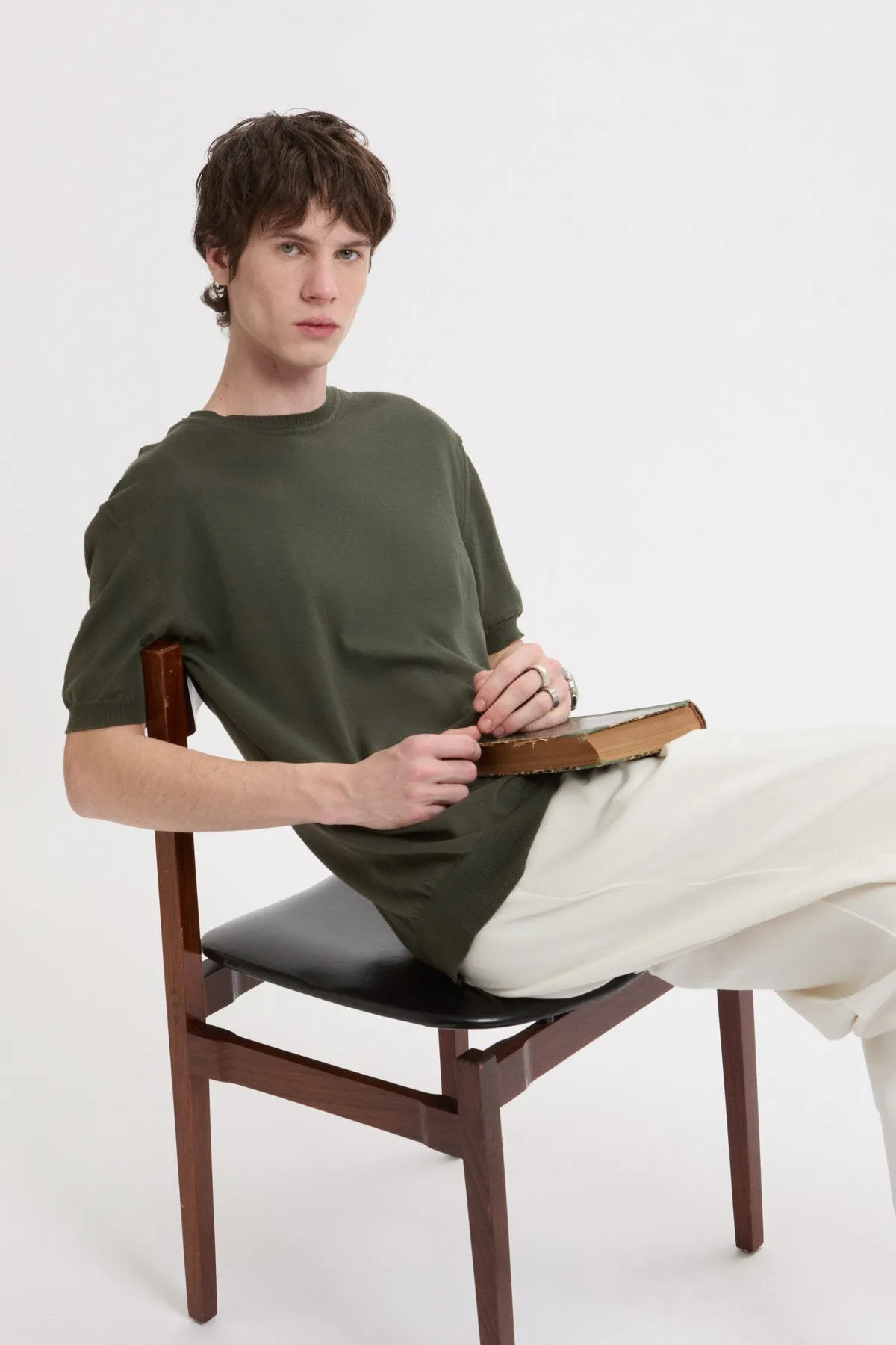 Knit T-Shirt sold by Baracuta