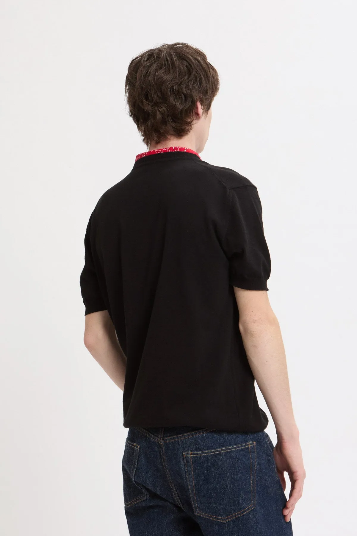 Knit T-Shirt sold by Baracuta product image thumbnail 3