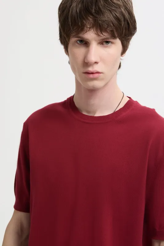 Knit T-Shirt made by Baracuta