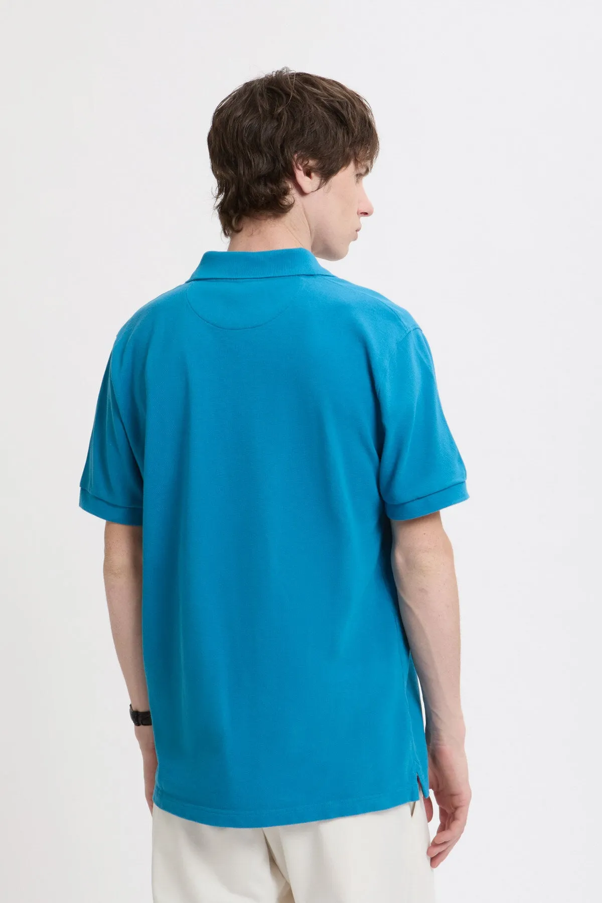 Tartan Placket Polo sold by Baracuta product image thumbnail 3