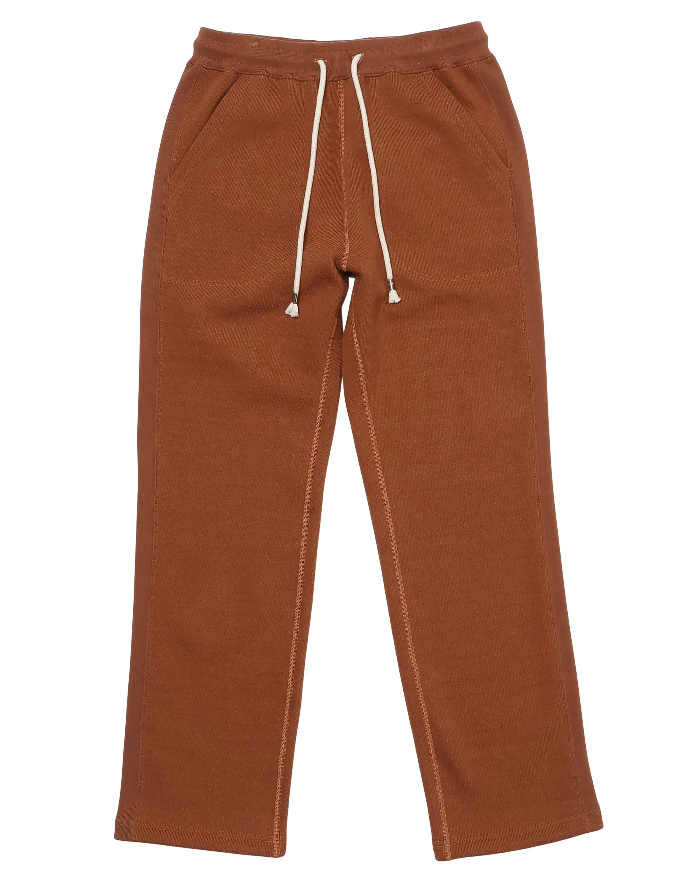 Sweatpants - Double Heavyweight French Terry - Rust sold by Wonder Looper