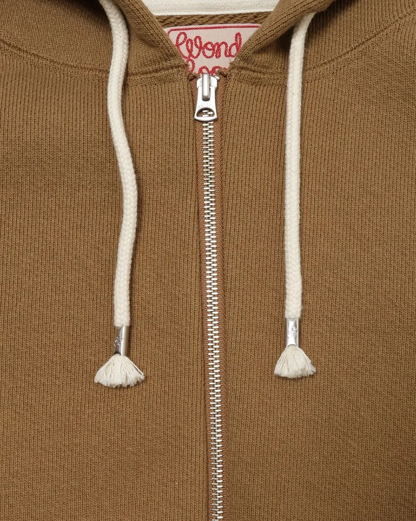 Zip Hoodie - Double Heavyweight French Terry - Dune sold by Wonder Looper product image thumbnail 3