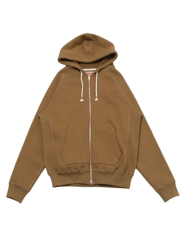 Zip Hoodie - Double Heavyweight French Terry - Dune made by Wonder Looper