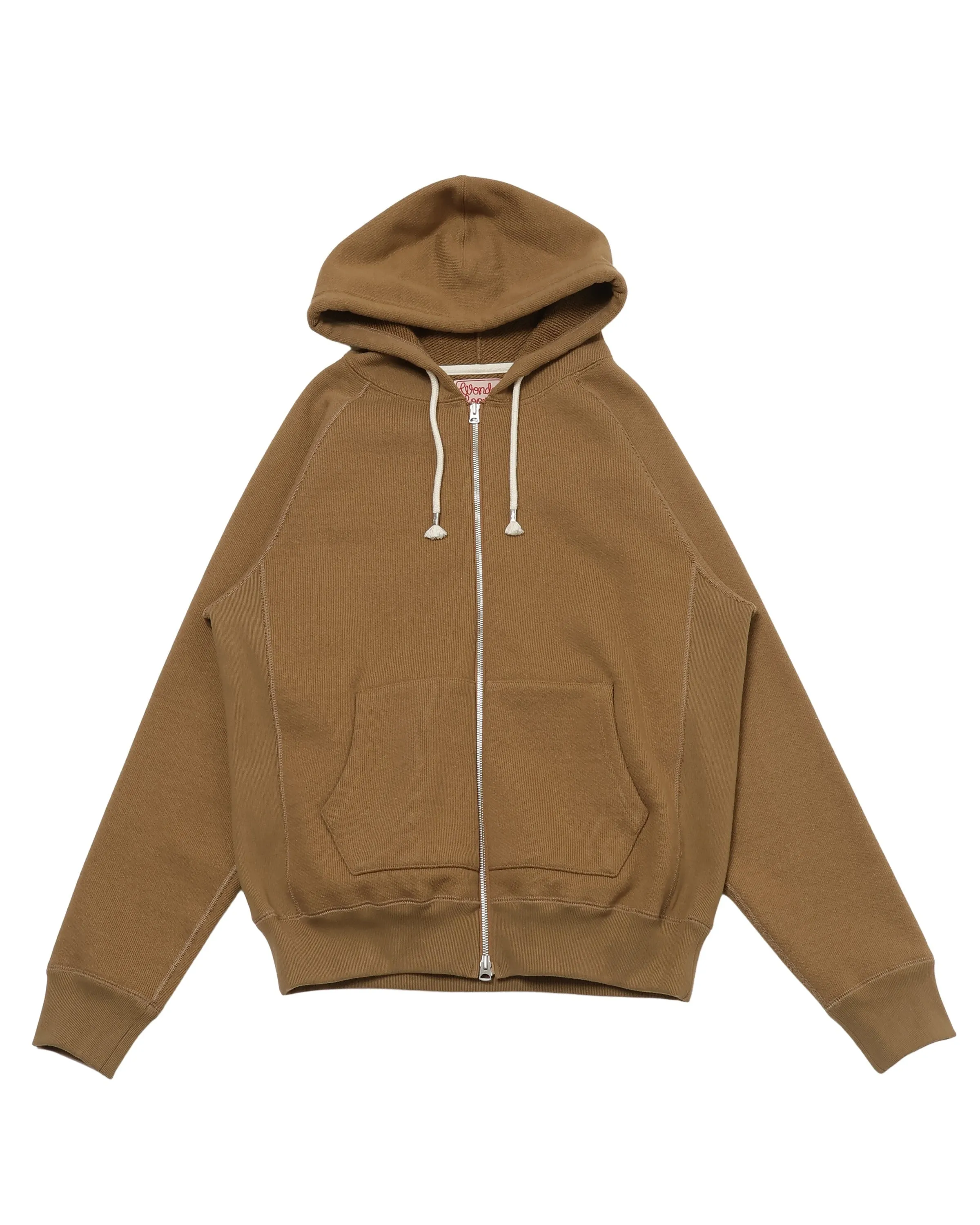 Zip Hoodie - Double Heavyweight French Terry - Dune sold by Wonder Looper