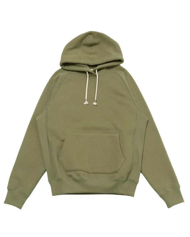 Pullover Hoodie - Double Heavyweight French Terry - Sage made by Wonder Looper