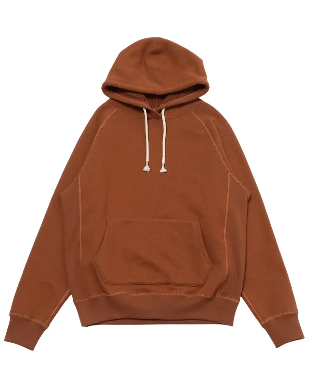 Pullover Hoodie - Double Heavyweight French Terry - Rust made by Wonder Looper