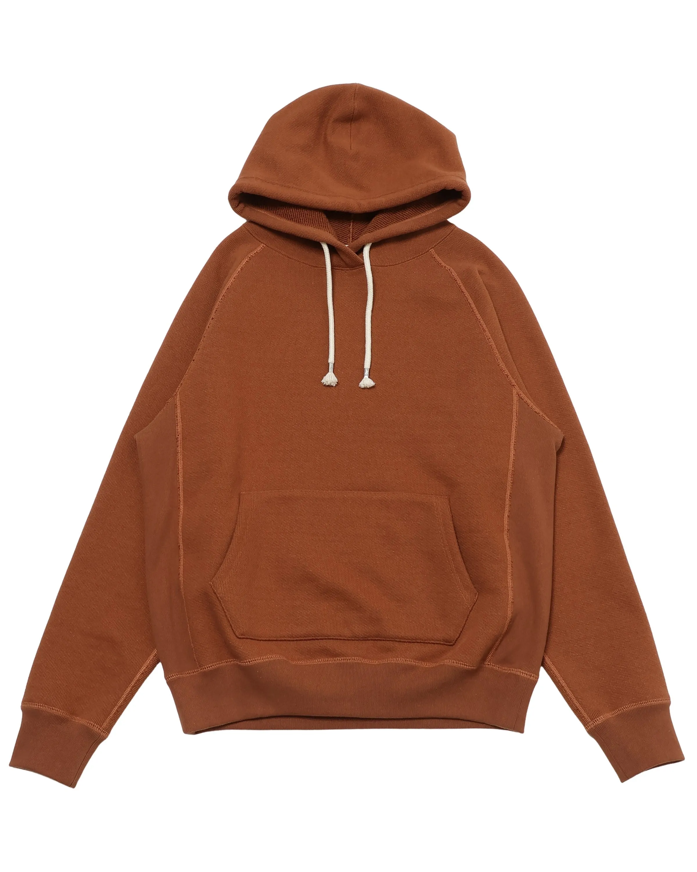 Pullover Hoodie - Double Heavyweight French Terry - Rust sold by Wonder Looper