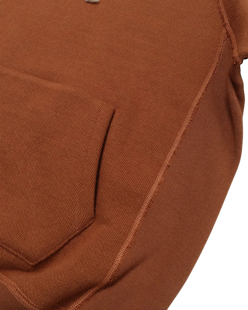 Pullover Hoodie - Double Heavyweight French Terry - Rust sold by Wonder Looper product image thumbnail 4