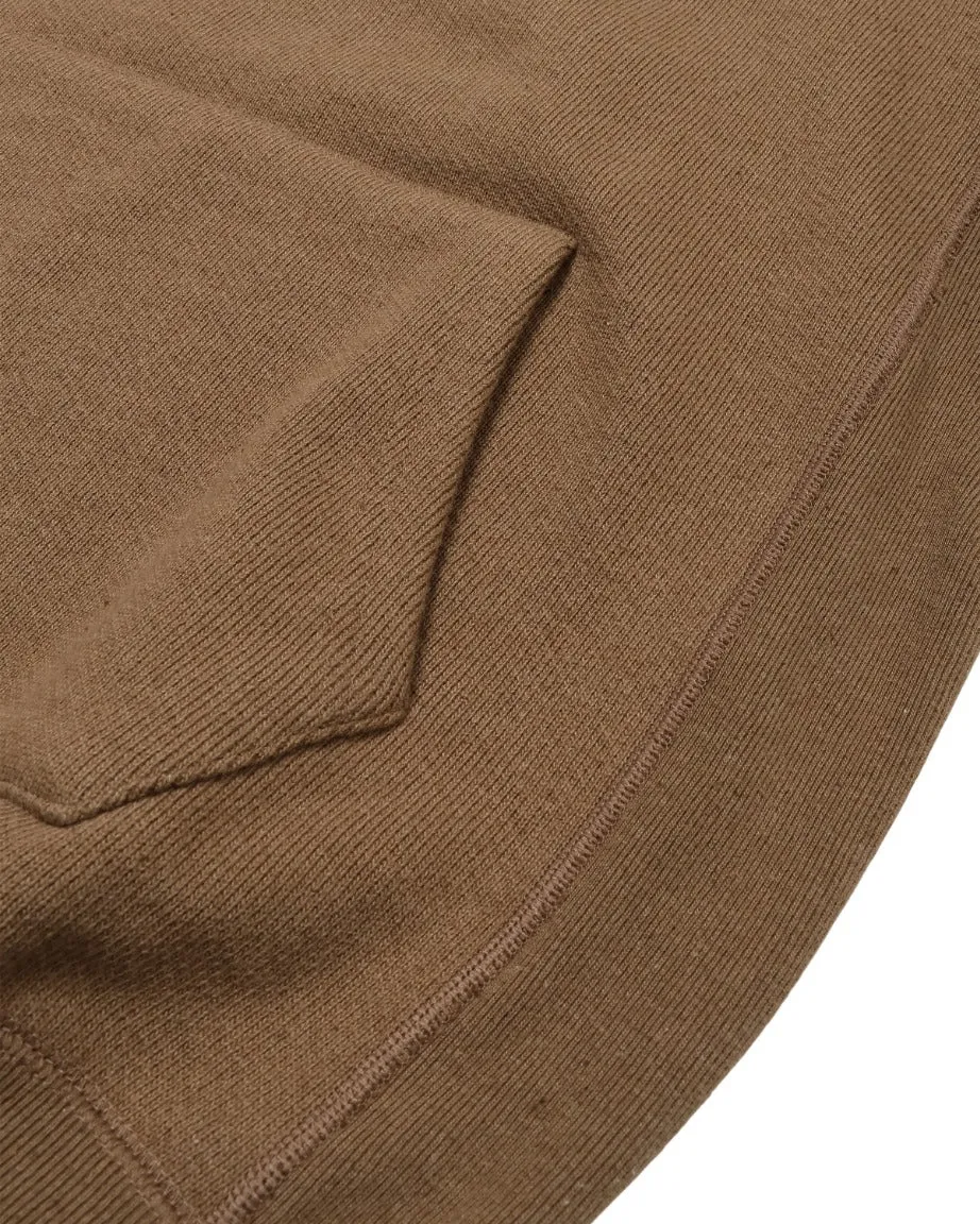 Pullover Hoodie - Iron Mordant Foxfibre® Double Heavyweight French Terry - Coyote 80 sold by Wonder Looper product image thumbnail 4