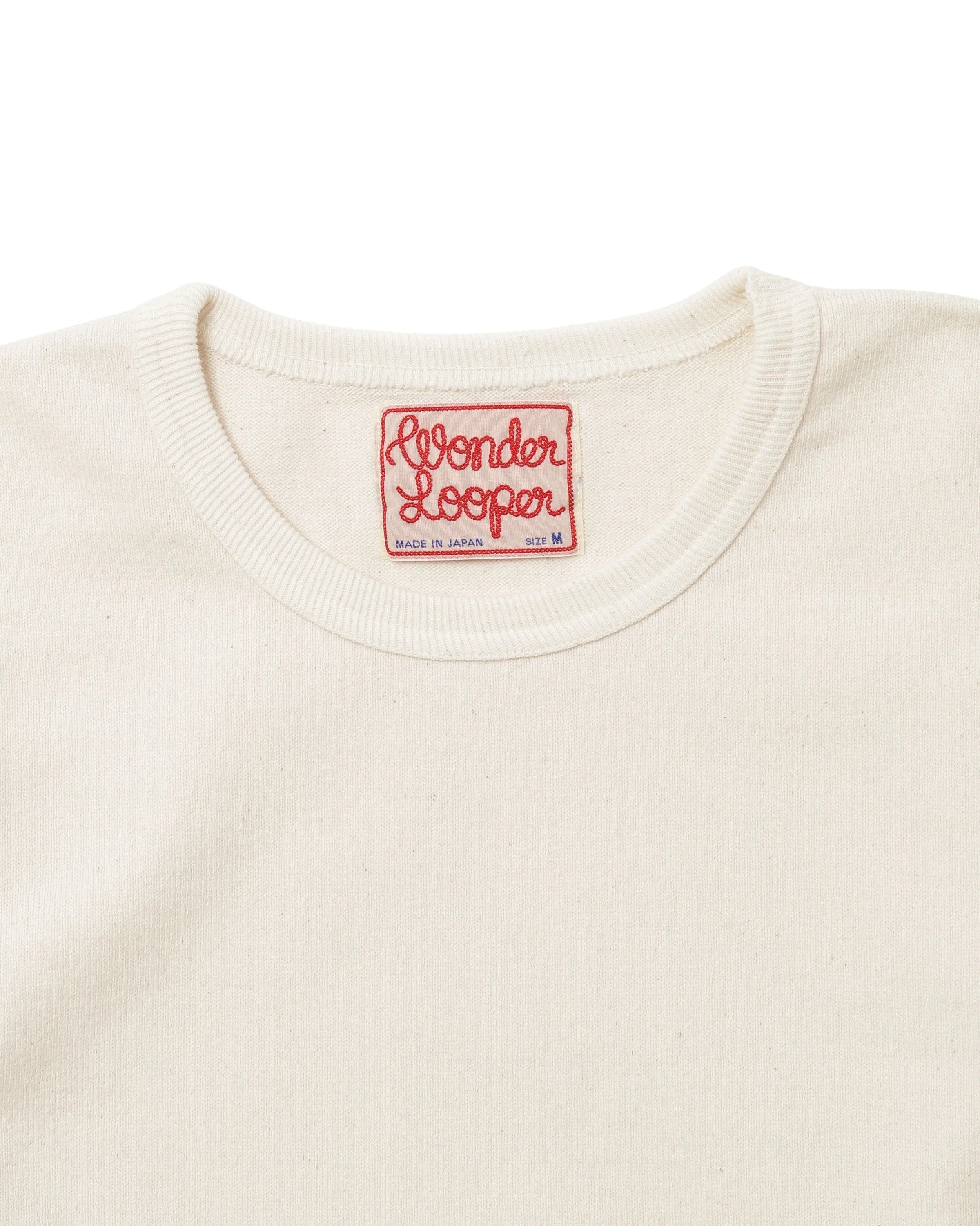Double Heavyweight Long Sleeve T-shirt - Ecru sold by Wonder Looper product image thumbnail 3