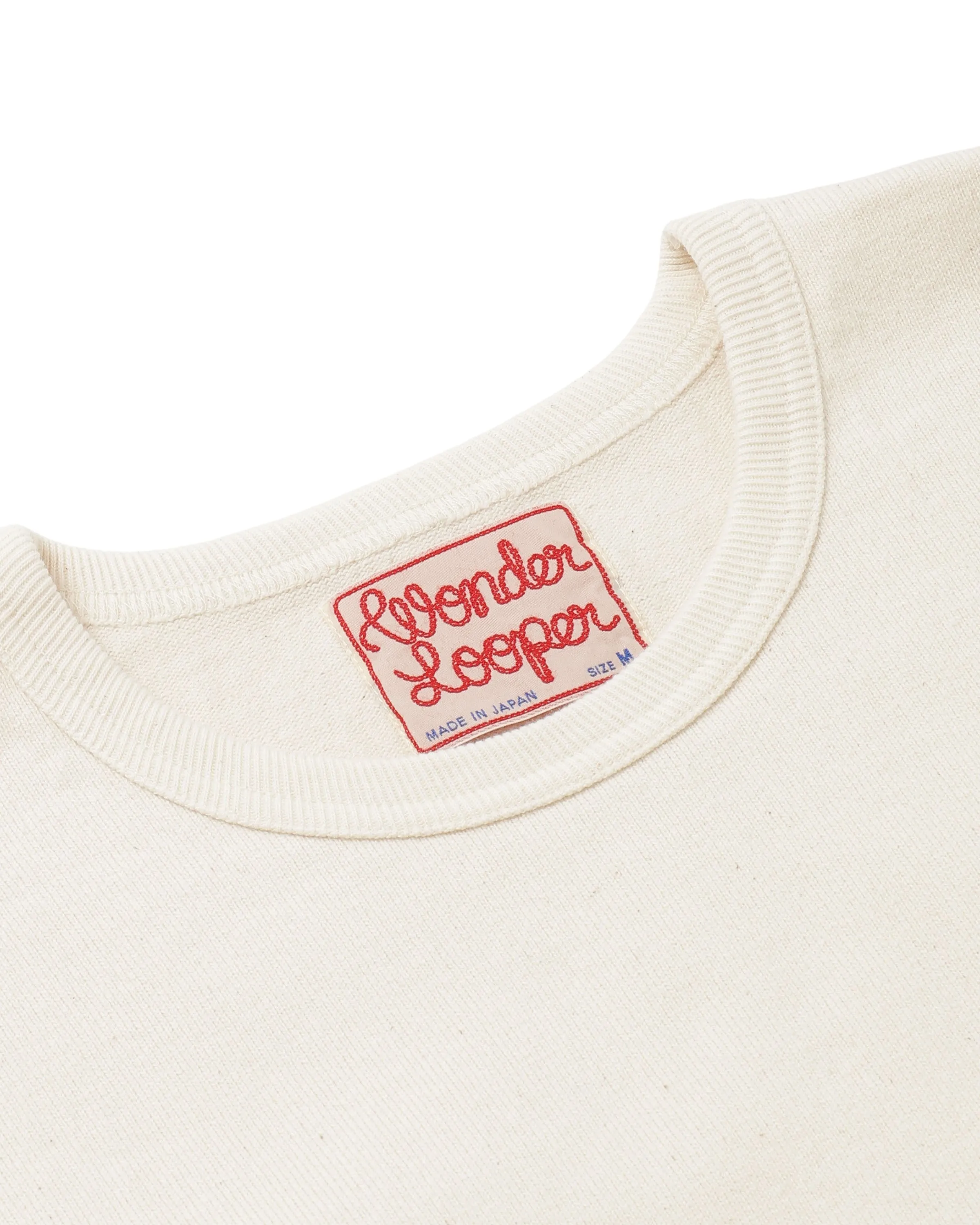 Double Heavyweight Long Sleeve T-shirt - Ecru sold by Wonder Looper product image thumbnail 4