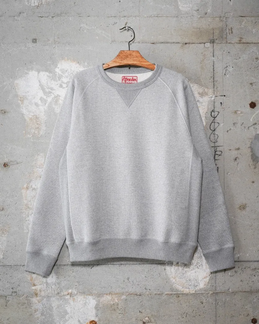 Pullover Crewneck - Double Heavyweight French Terry - Heather Grey sold by Wonder Looper