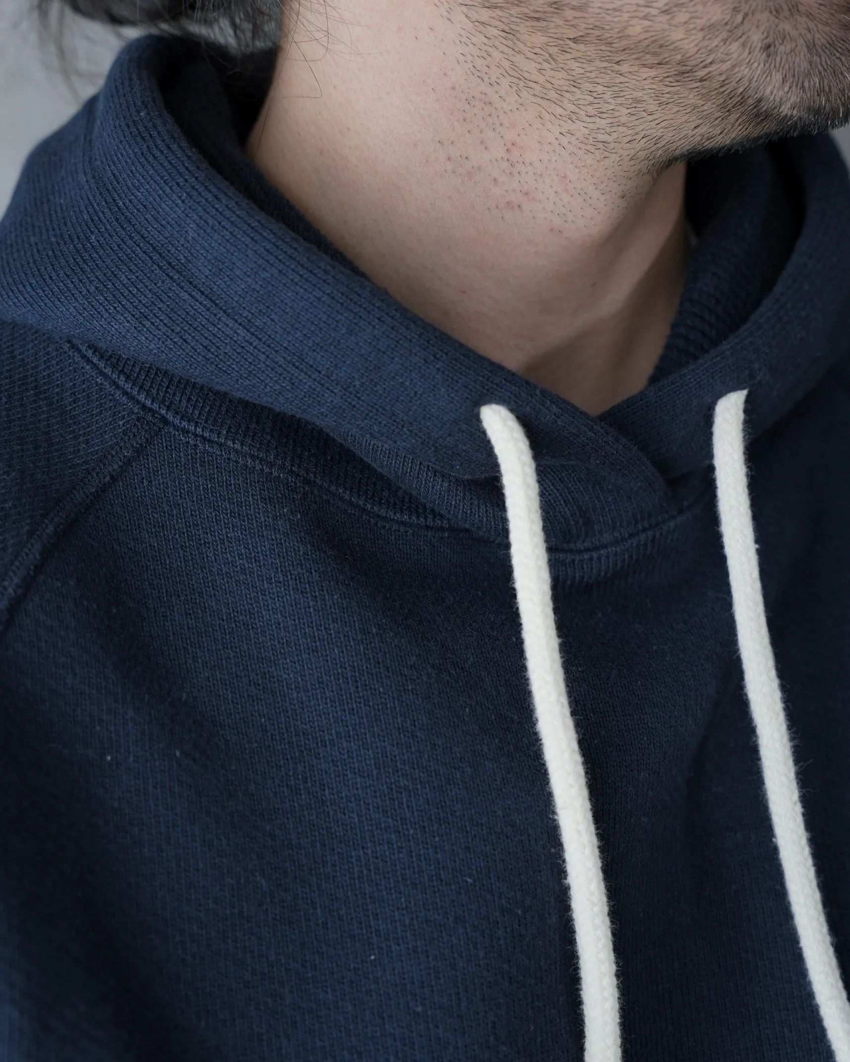 Pullover Hoodie - Double Heavyweight French Terry - Navy sold by Wonder Looper product image thumbnail 5