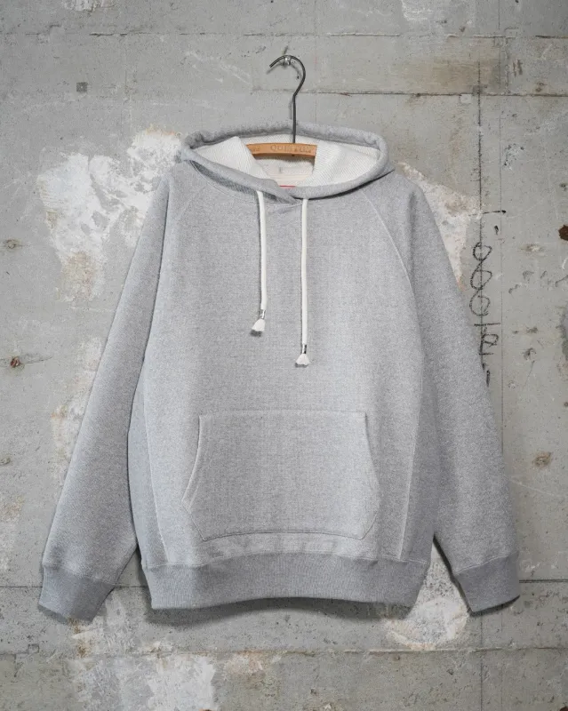 Pullover Hoodie - Double Heavyweight French Terry - Heather Grey made by Wonder Looper