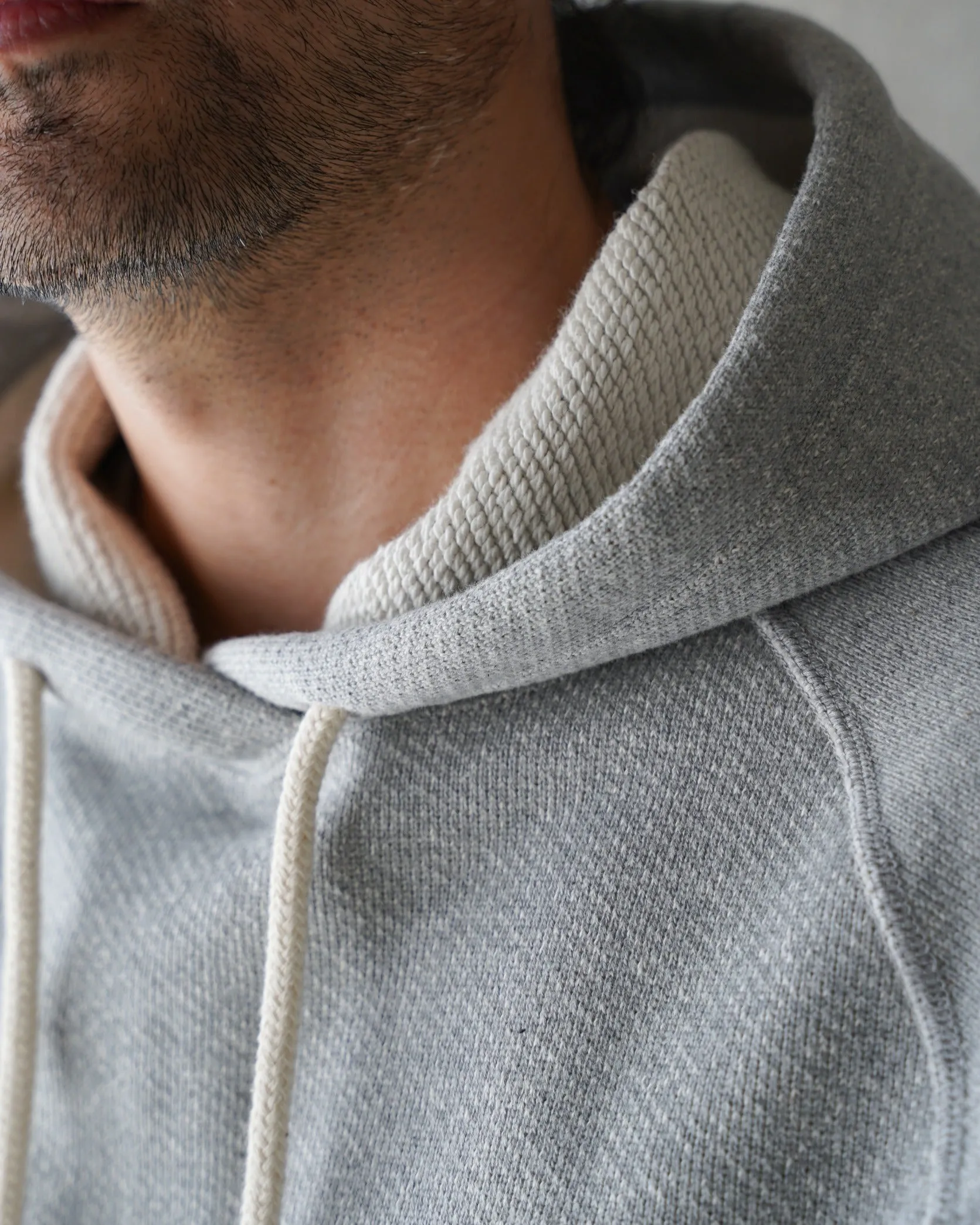 Pullover Hoodie - Double Heavyweight French Terry - Heather Grey sold by Wonder Looper product image thumbnail 5