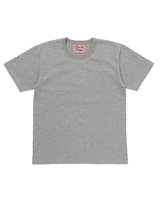 Double Heavyweight T-shirt - Heather Grey made by Wonder Looper