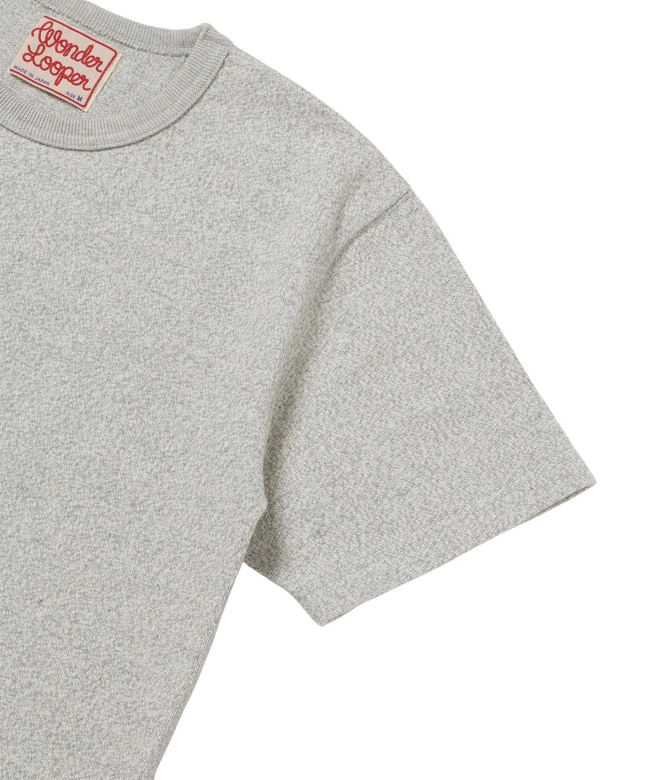 Double Heavyweight T-shirt - Moku Grey sold by Wonder Looper product image thumbnail 3