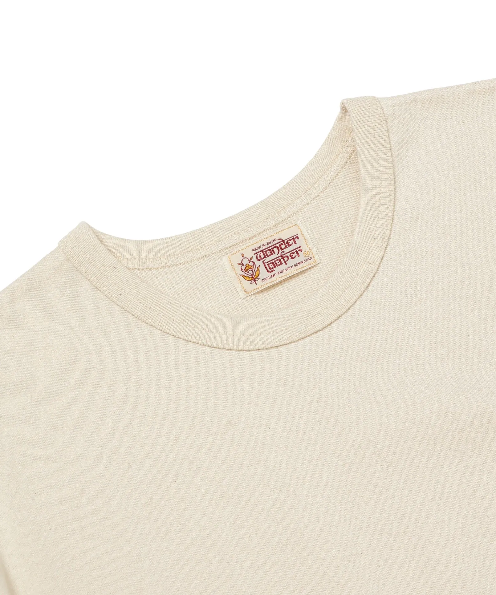 Suvin Gold Tsuriami T-shirt - Ecru sold by Wonder Looper product image thumbnail 2