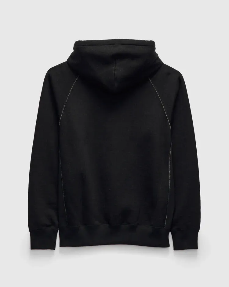Pullover Hoodie - Fleeced Foxfibre® - Black sold by Wonder Looper product image thumbnail 2