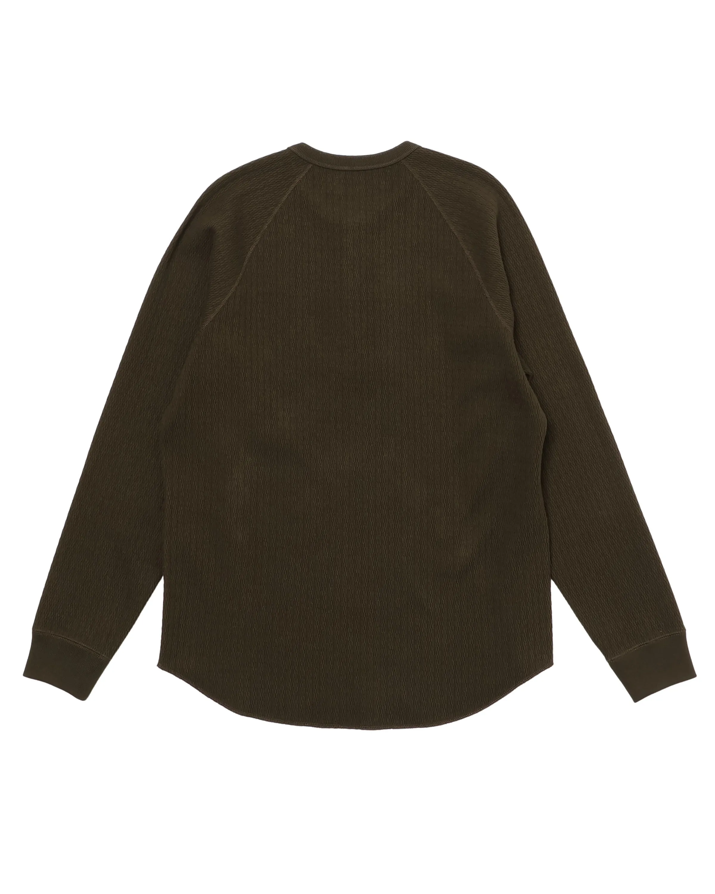 Henley - Cashmere Blend Honeycomb - Khaki sold by Wonder Looper product image thumbnail 5