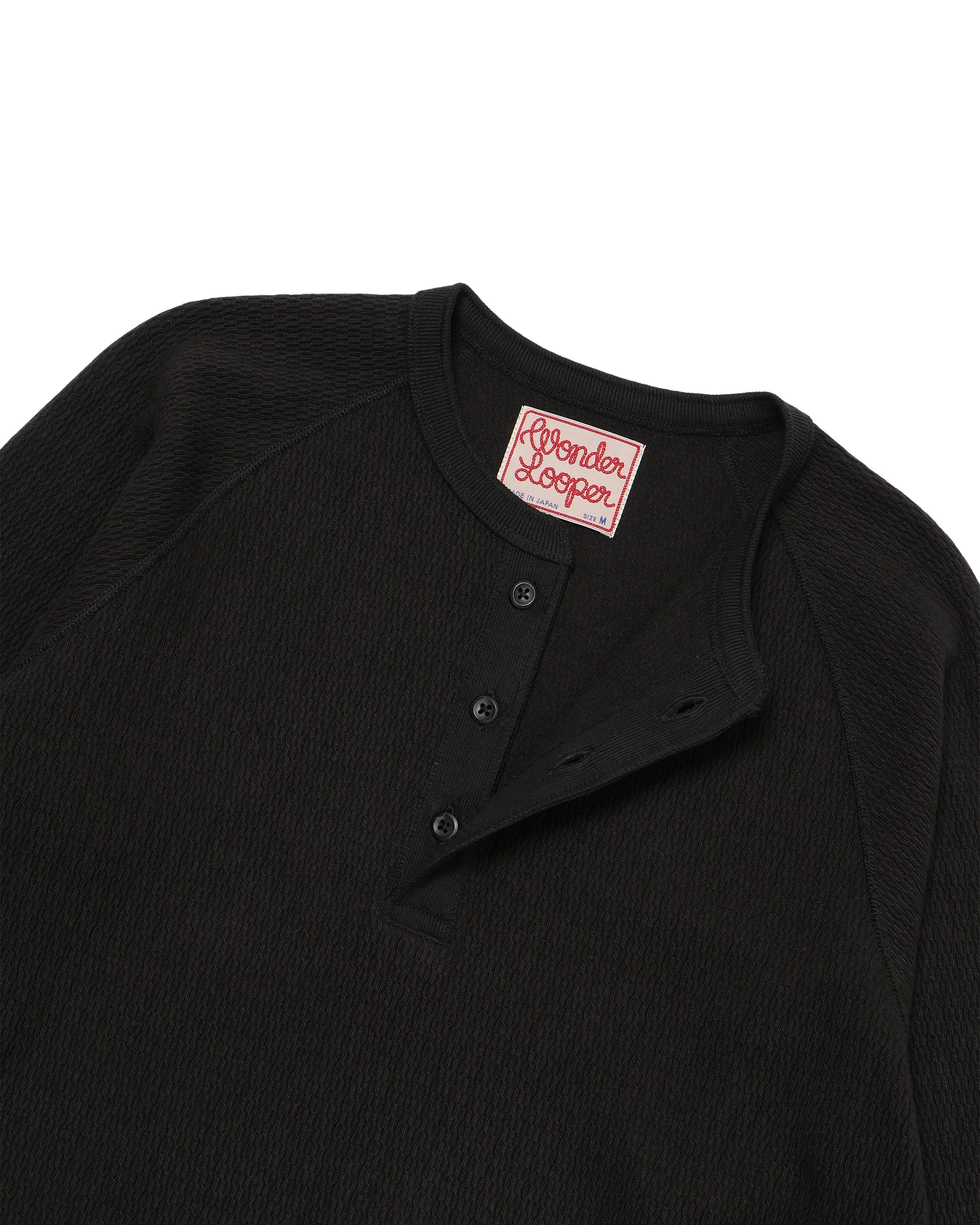 Henley - Cashmere Blend Honeycomb - Sumi sold by Wonder Looper product image thumbnail 2