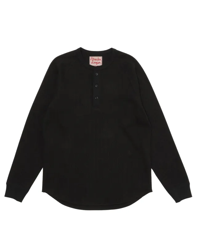 Henley - Cashmere Blend Honeycomb - Sumi made by Wonder Looper