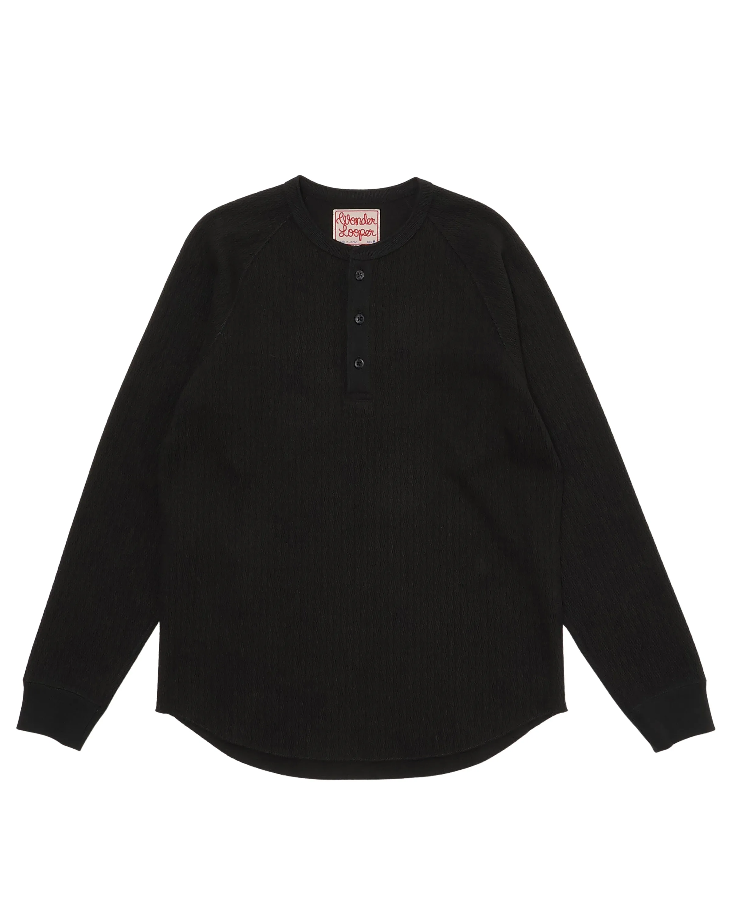 Henley - Cashmere Blend Honeycomb - Sumi sold by Wonder Looper