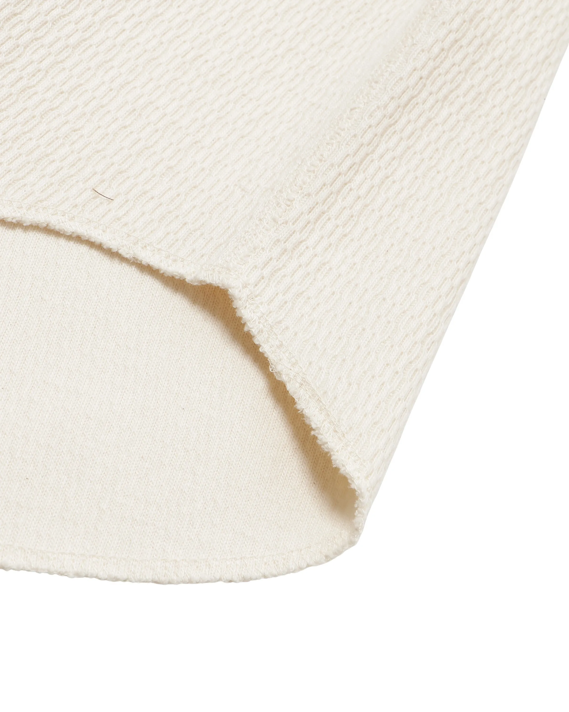 Henley - Cashmere Blend Honeycomb - Ecru sold by Wonder Looper product image thumbnail 4